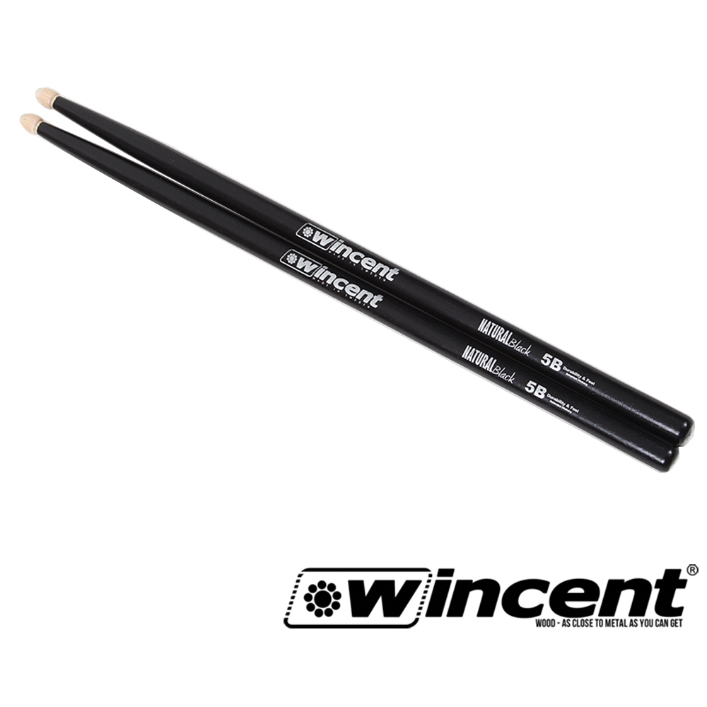 윈센트 Wincent W-5BCB 히코리 블랙 5B 드럼스틱